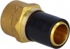Adapter PE-mosiądz z gwintem wewnętrznym GW, DN32X1 PE100, SDR11, PN10 gaz/PN16 woda, do montażu z elektromufą lub elektroredukcją 720920208